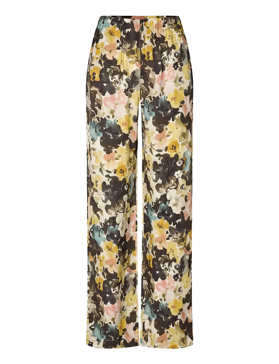 STINE GOYA - 2263 Dry Viscose, Elasticated Long - hose mit geradem bein - the sentimental bloom - 1