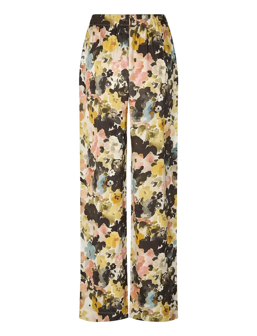 STINE GOYA - 2263 Dry Viscose, Elasticated Long - hose mit geradem bein - the sentimental bloom - 2