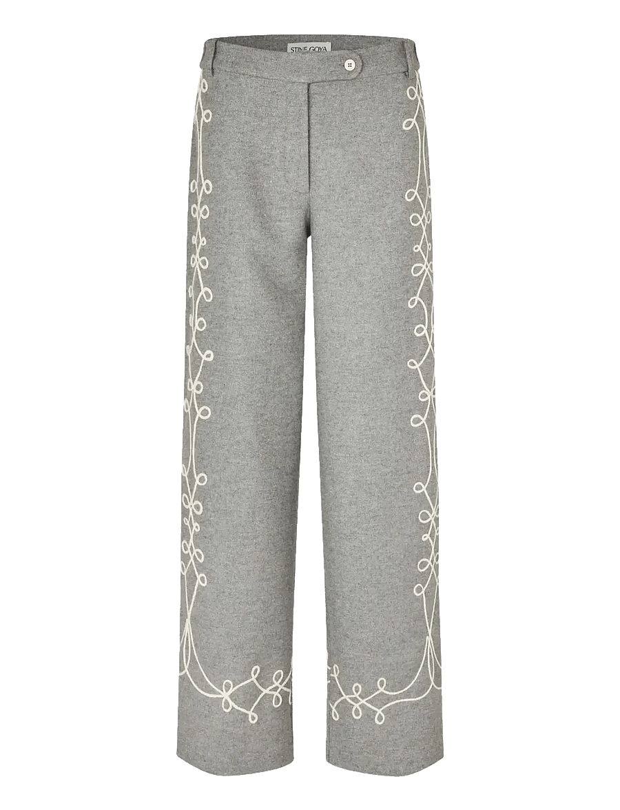 STINE GOYA - 2490 Felt Twill Embroidery, Embroid - tapered embroidery motif - 1