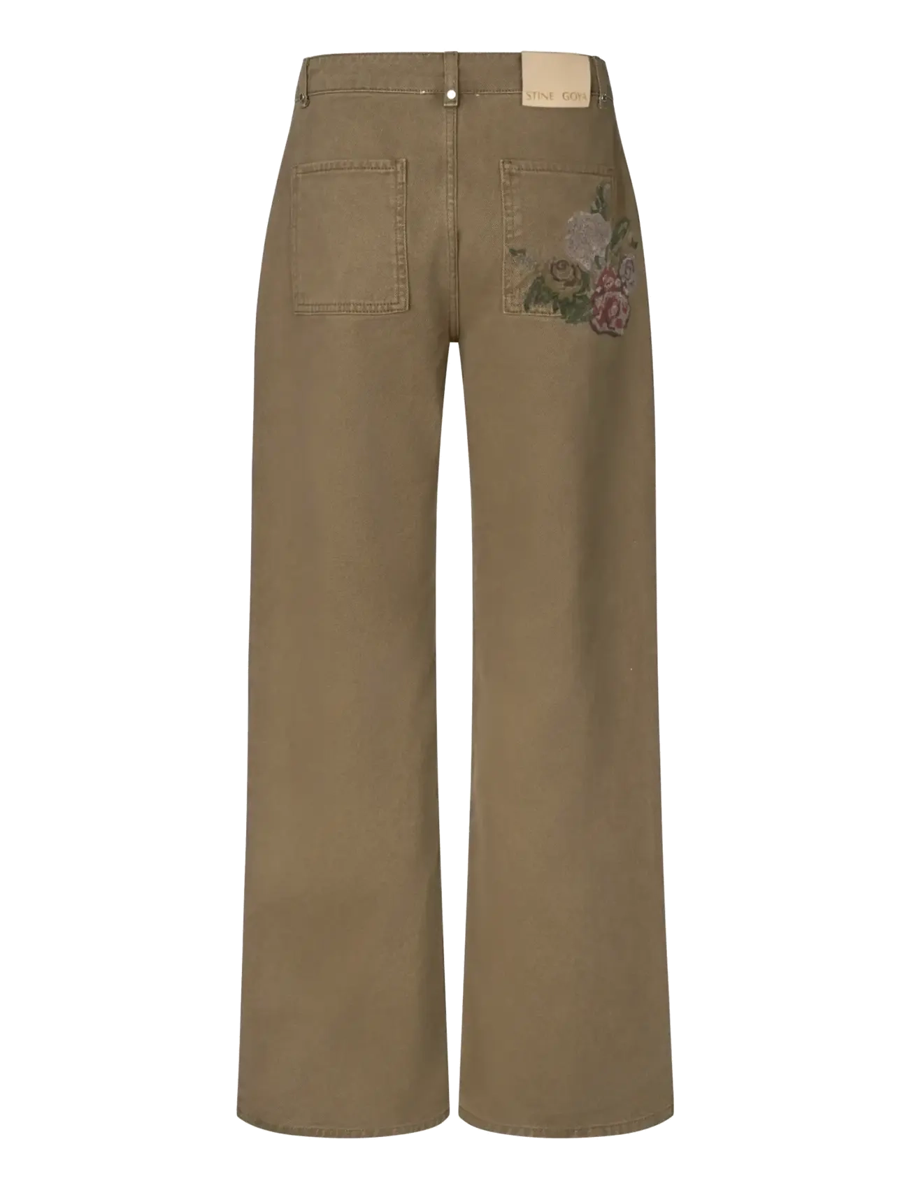 STINE GOYA - 2453 Double Rinse Denim, Baggy Fit - ephemeral bloom - 2