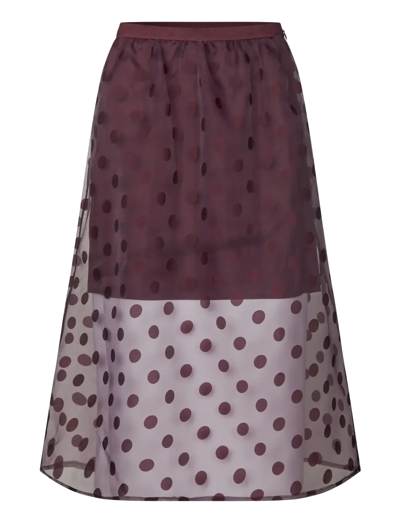 STINE GOYA - 2069 Organza, Elasticated Waistband - midi kjolar - polka - 1