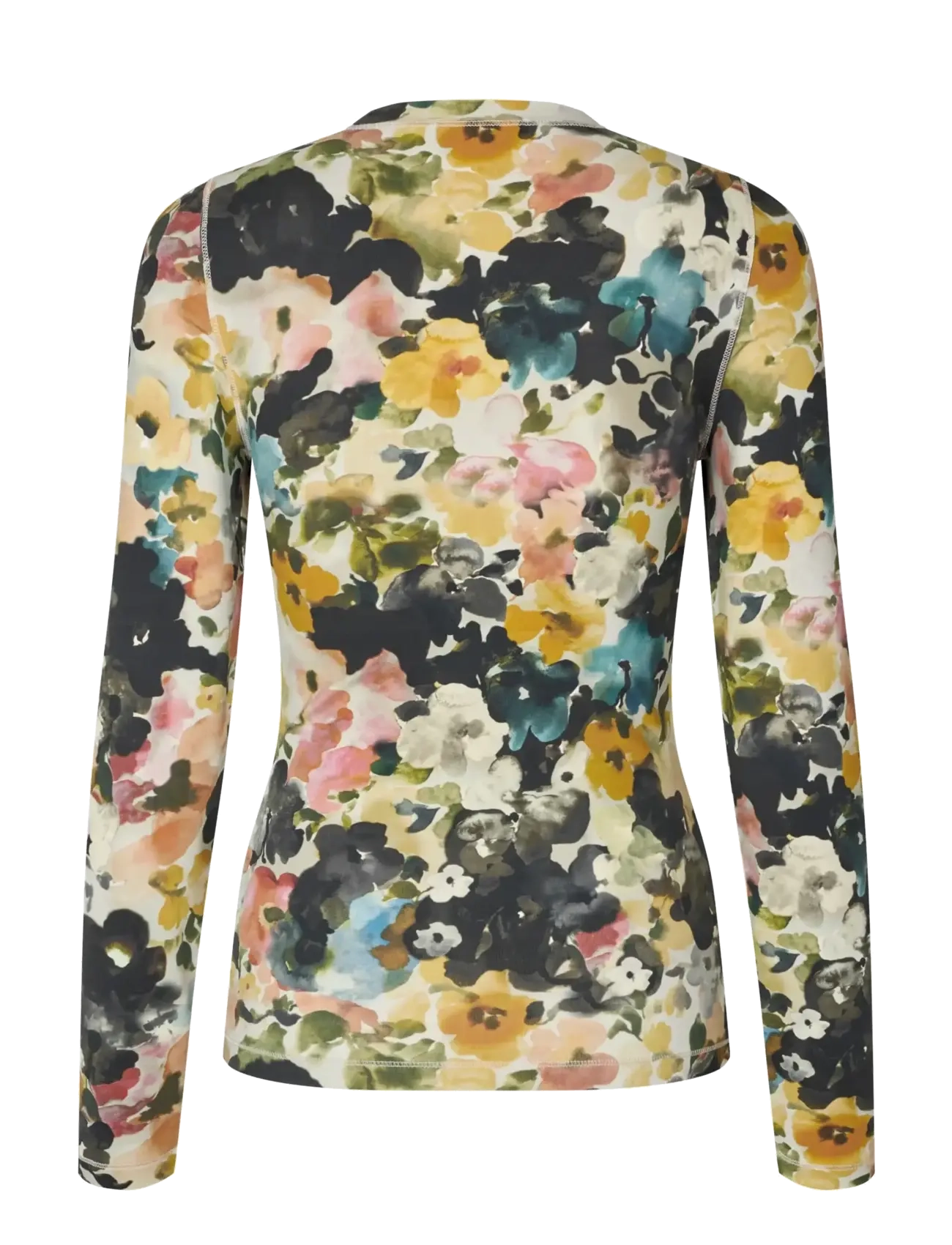 STINE GOYA - 2542 Heavy Stocking Jersey, Elastic - langärmlige tops - echoes in flowers - 2