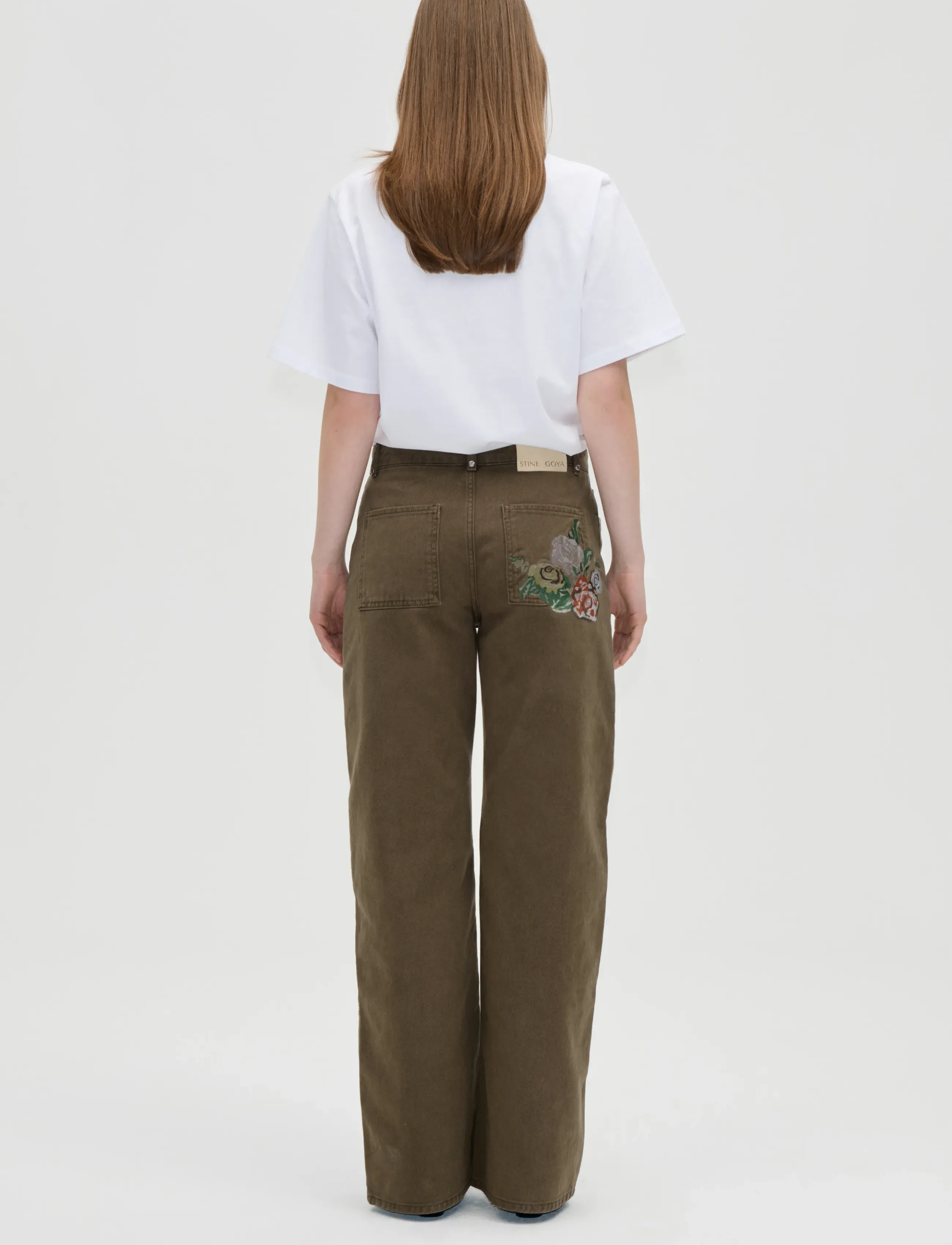 STINE GOYA - 2586 Midweight Jersey, Short Sleeve - t-shirts - ephemeral bloom - 3