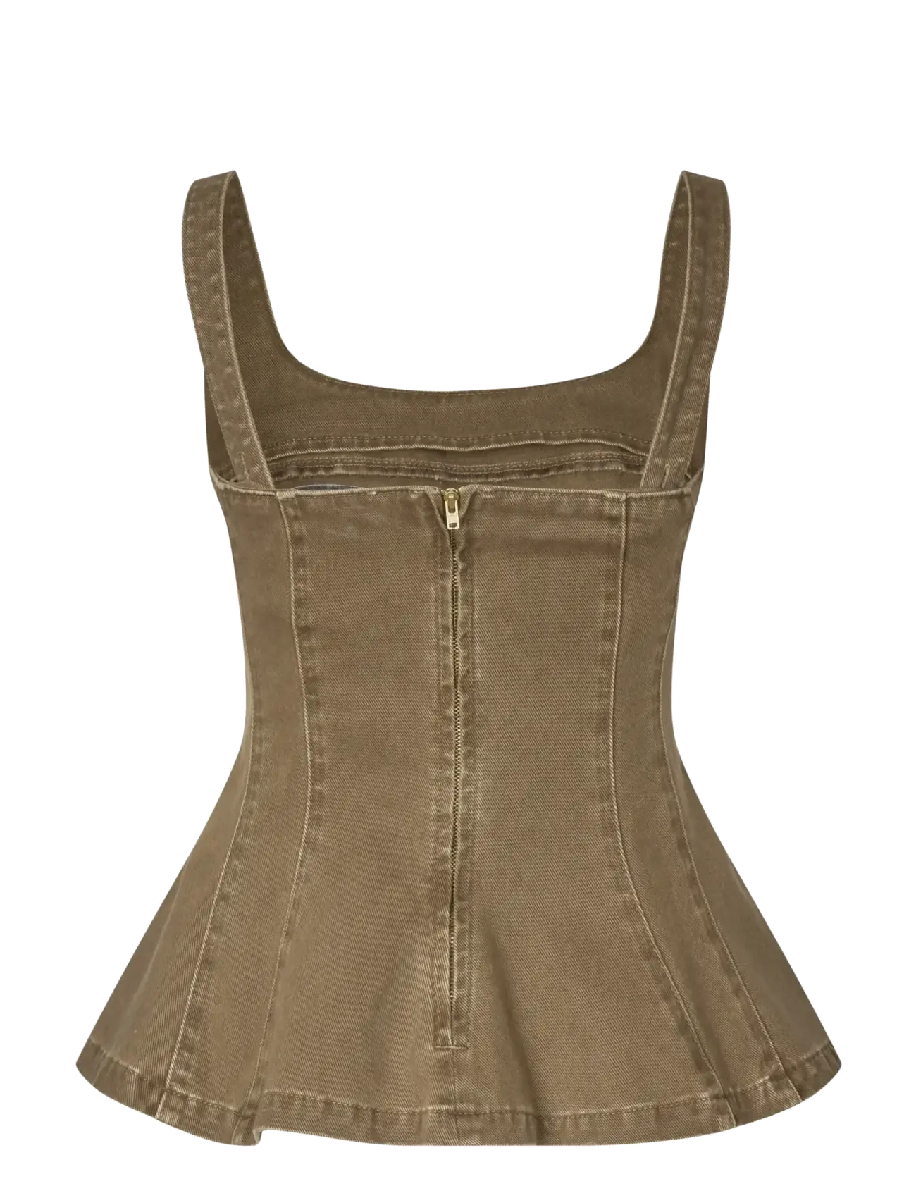 STINE GOYA - 2453 Double Rinse Denim, Elevated S - Ärmellose tops - ephemeral bloom - 2