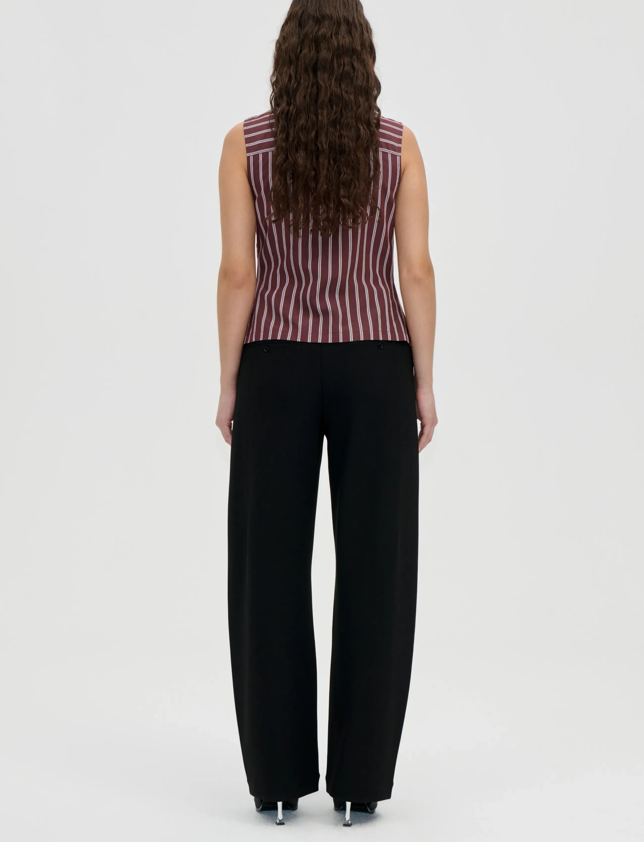 STINE GOYA - 2581 Embellished Light Woven, Tie F - uniform stripes - 3