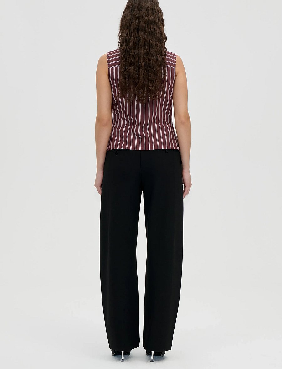STINE GOYA - 2581 Embellished Light Woven, Tie F - Ärmellose tops - uniform stripes - 3