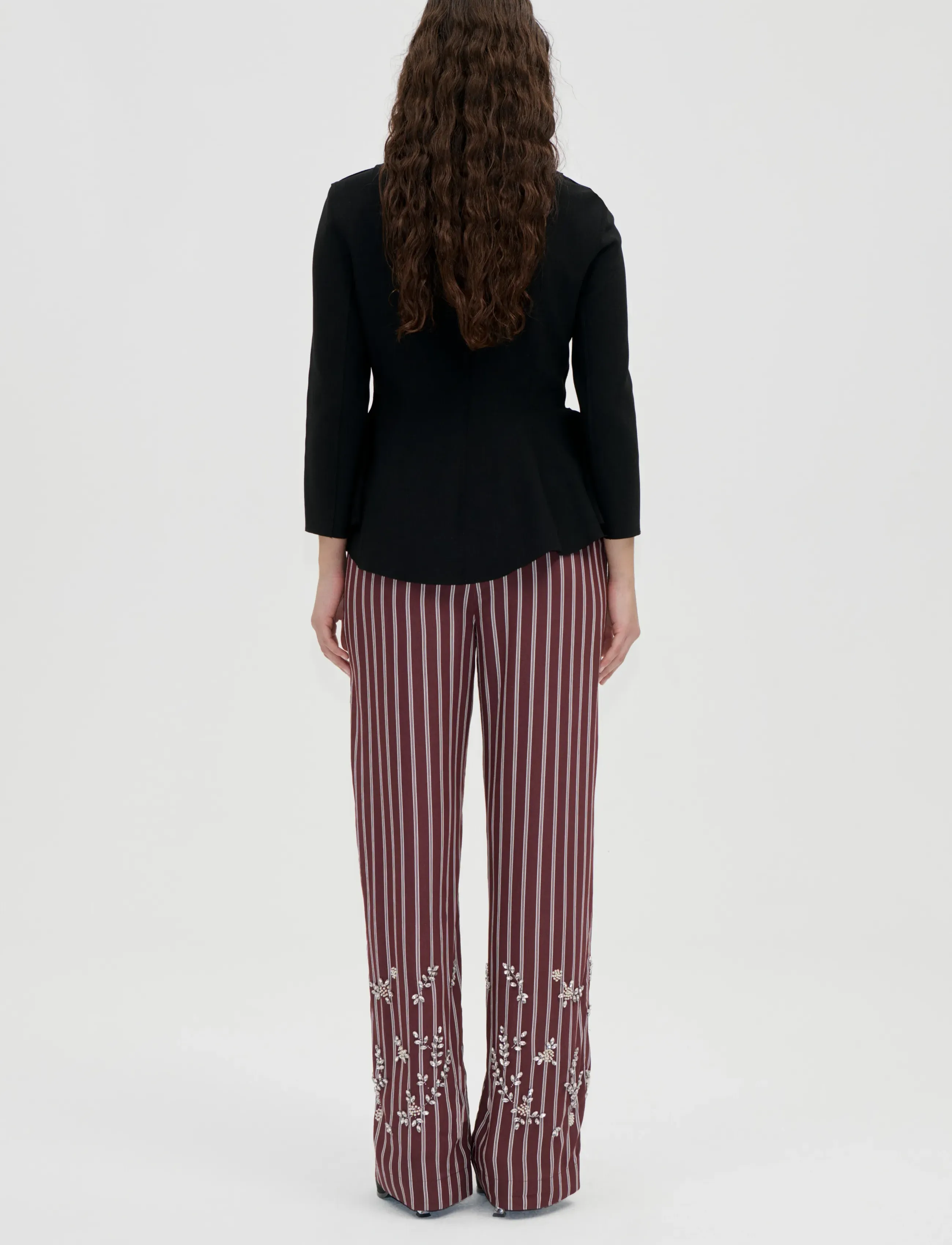 STINE GOYA - 2525 Double-Layer Crepe, Flared But - black - 3