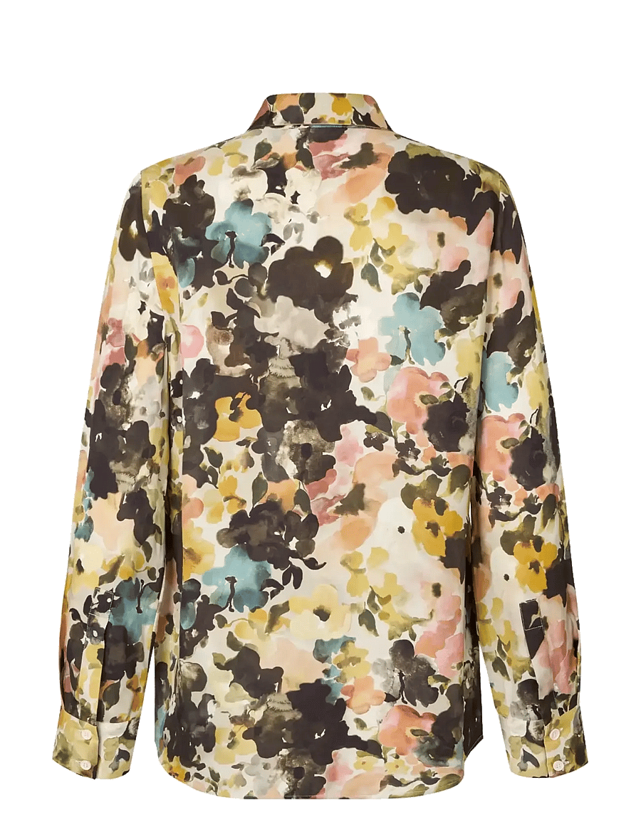 STINE GOYA - 2263 Dry Viscose, Long Sleeve Shirt - langärmlige hemden - the sentimental bloom - 2