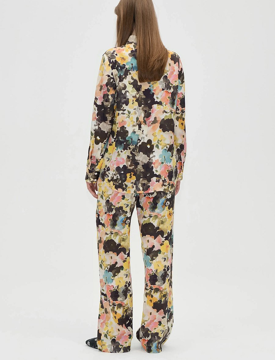 STINE GOYA - 2263 Dry Viscose, Long Sleeve Shirt - langärmlige hemden - the sentimental bloom - 3