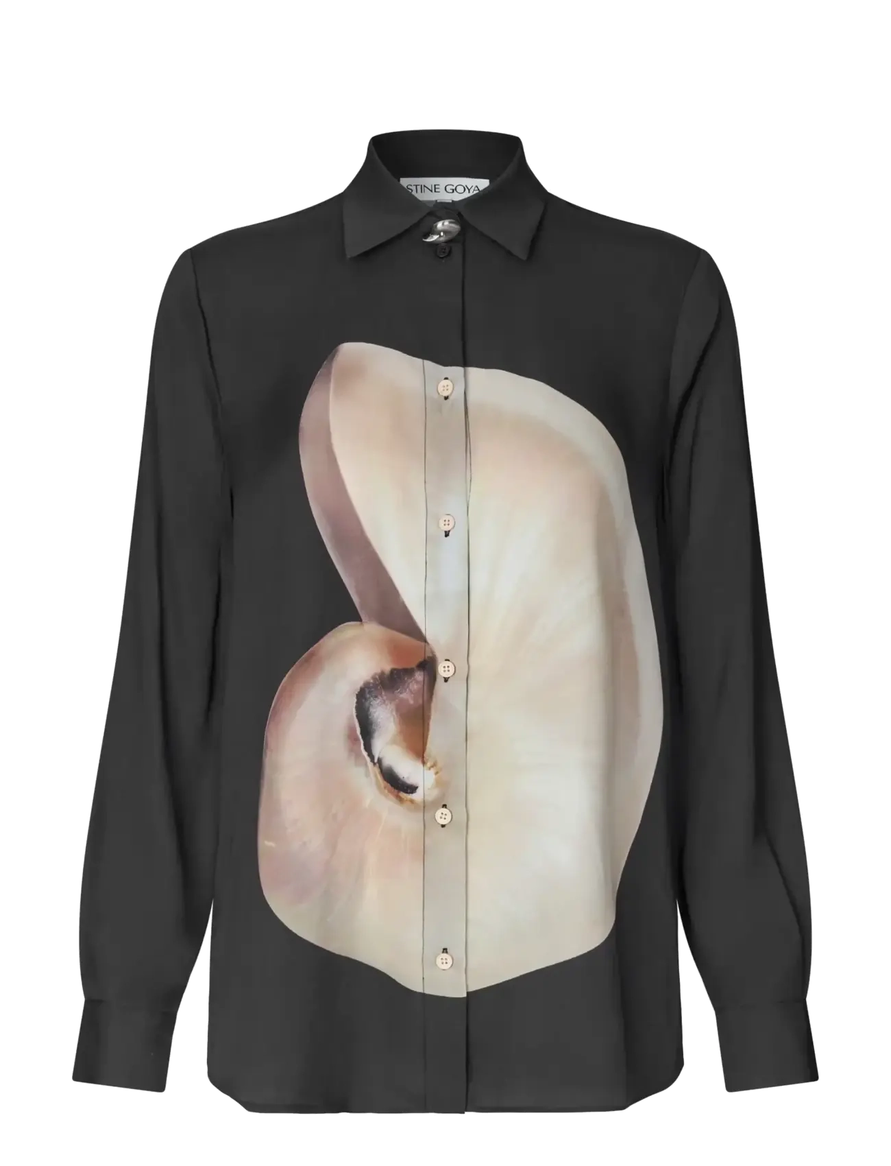 STINE GOYA 2263 Dry Viscose, Long Sleeve Shirt - Kleidung - PEARL OF ORDER / black