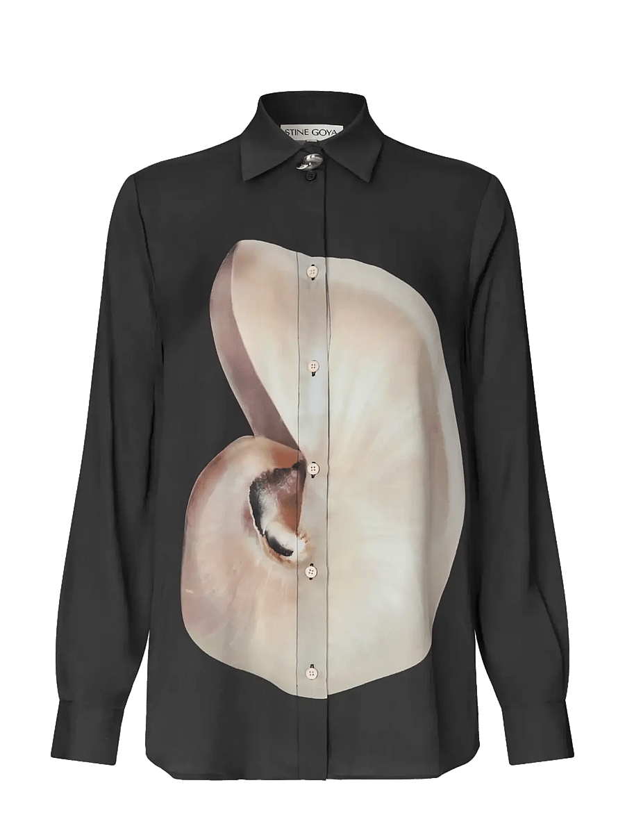 STINE GOYA - 2263 Dry Viscose, Long Sleeve Shirt - pearl of order - 1