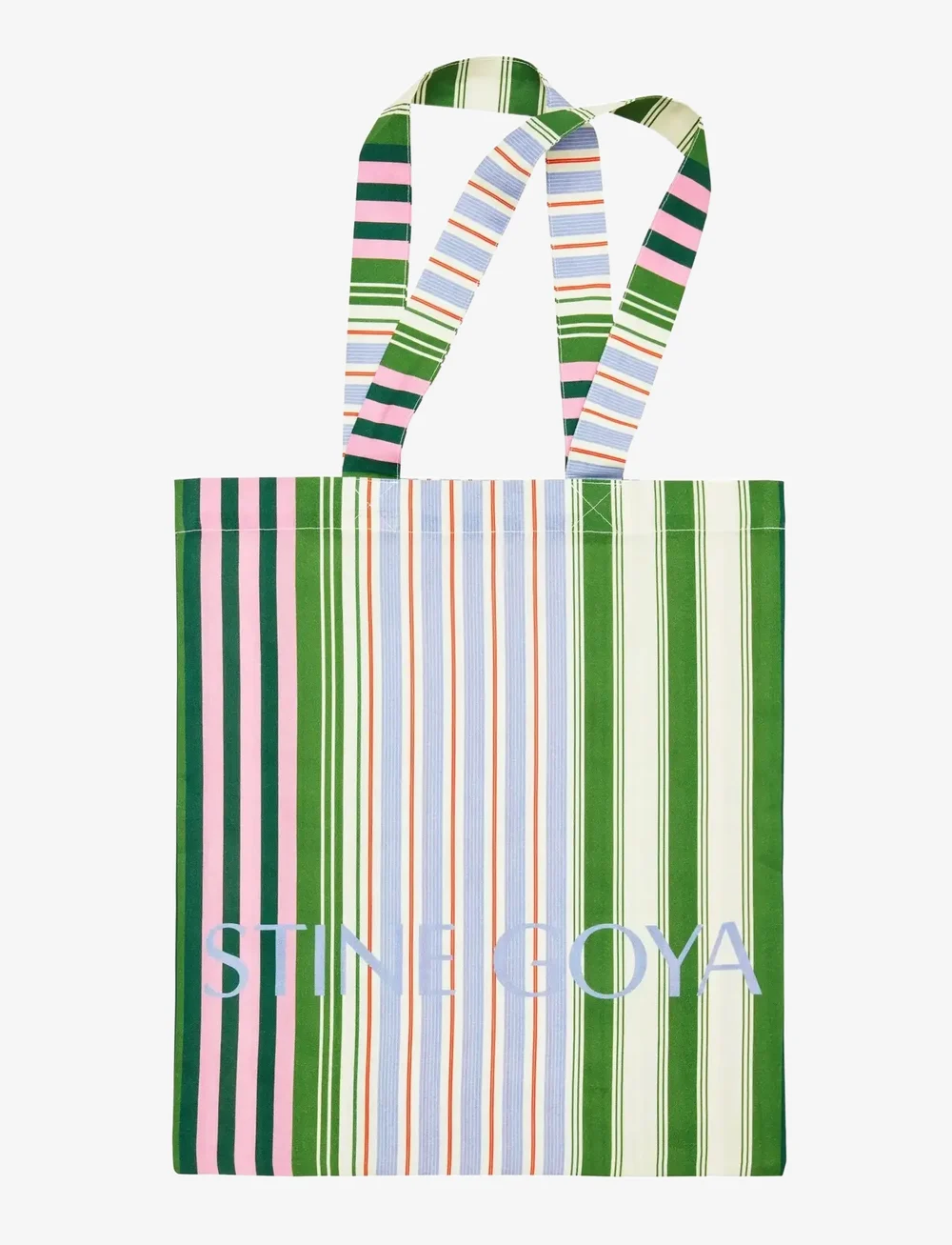 STINE GOYA - 2285 Tote Bags, Cotton Tote - tote-stiilis kotid - forest stripe - 0