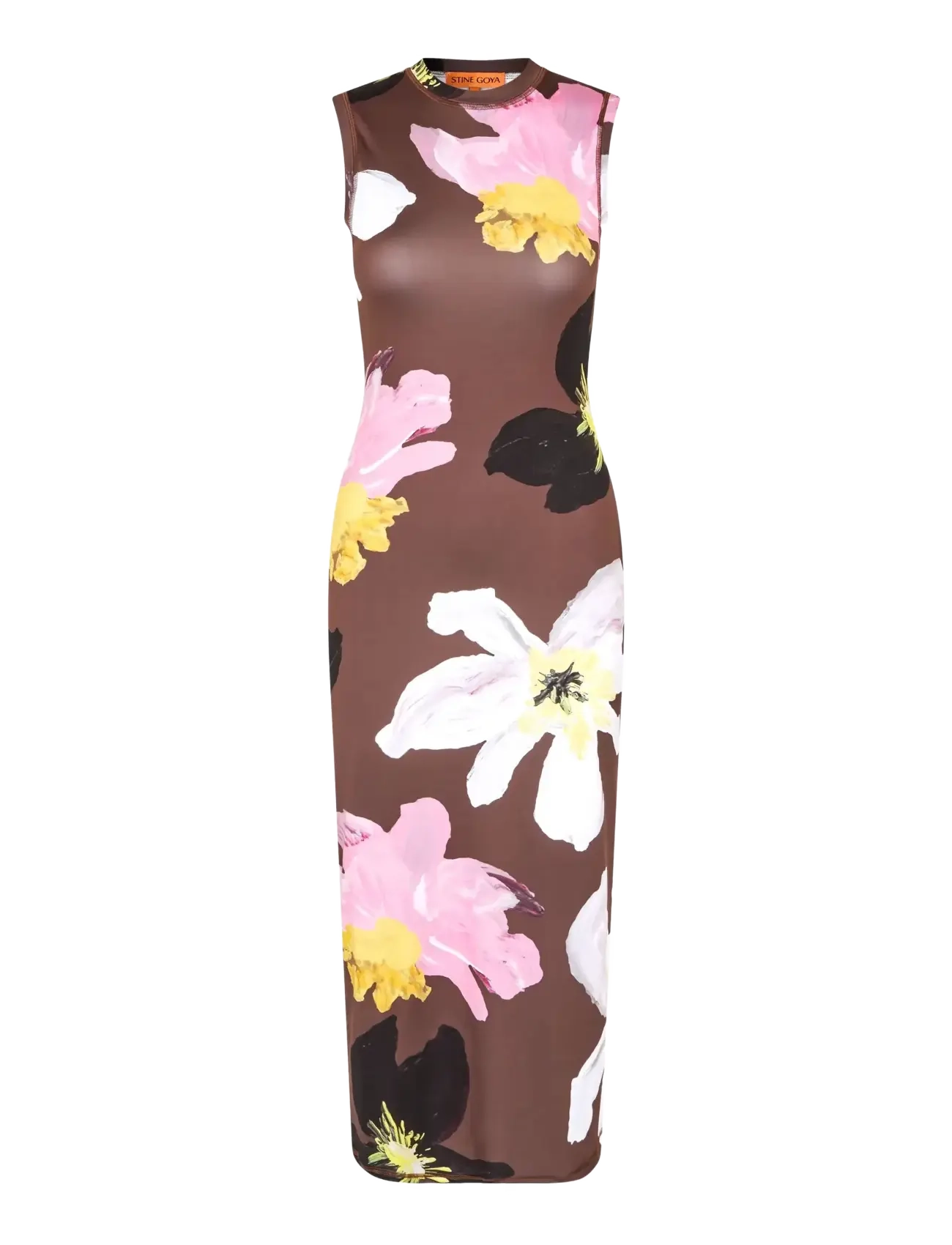 STINE GOYA 2244 Stocking Jersey, Elastic Tank - Tøj - WILD FLOWERS / purple