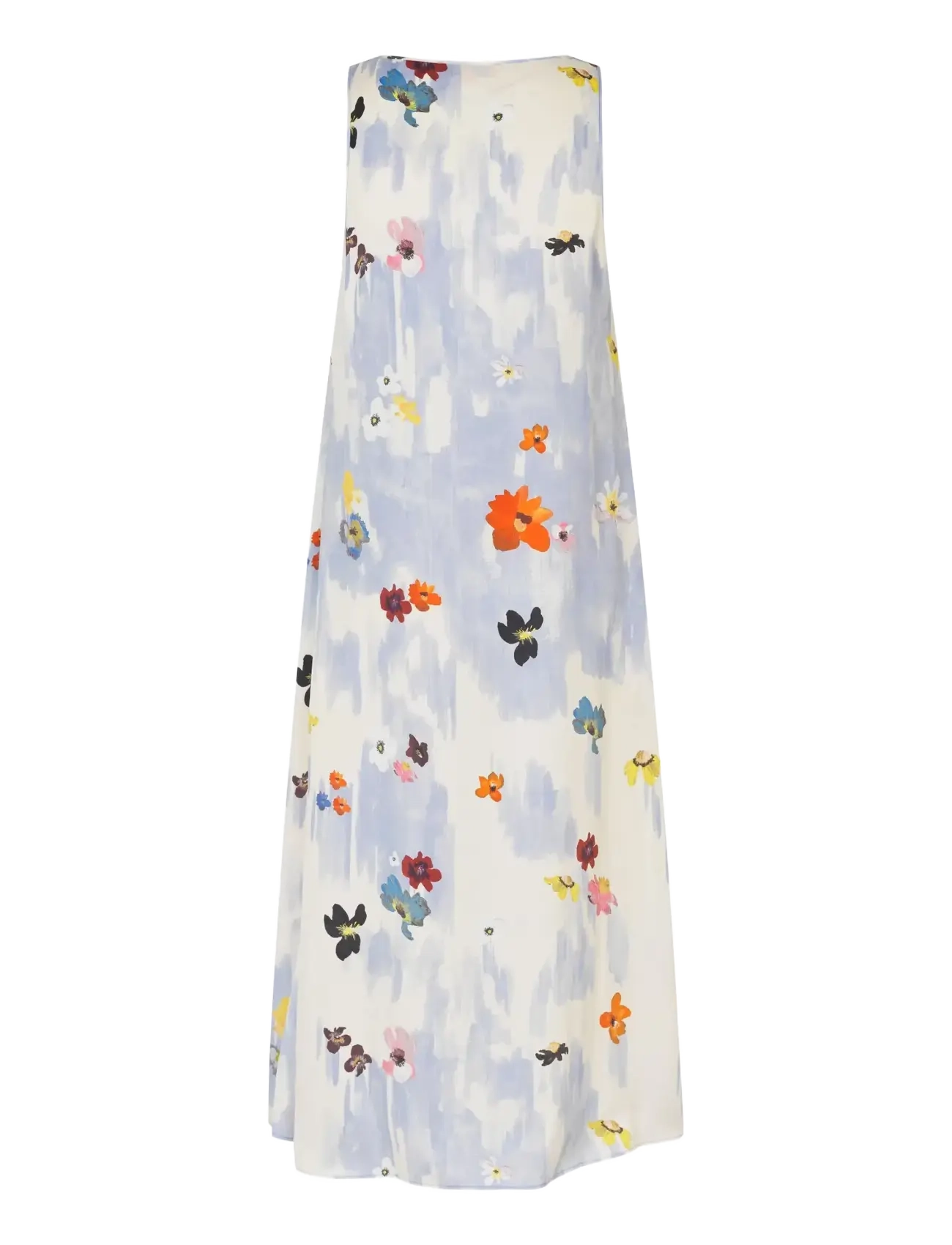 STINE GOYA - 2263 Dry Viscose, Tank Long Dress - midikleider - skyfall flowers - 2