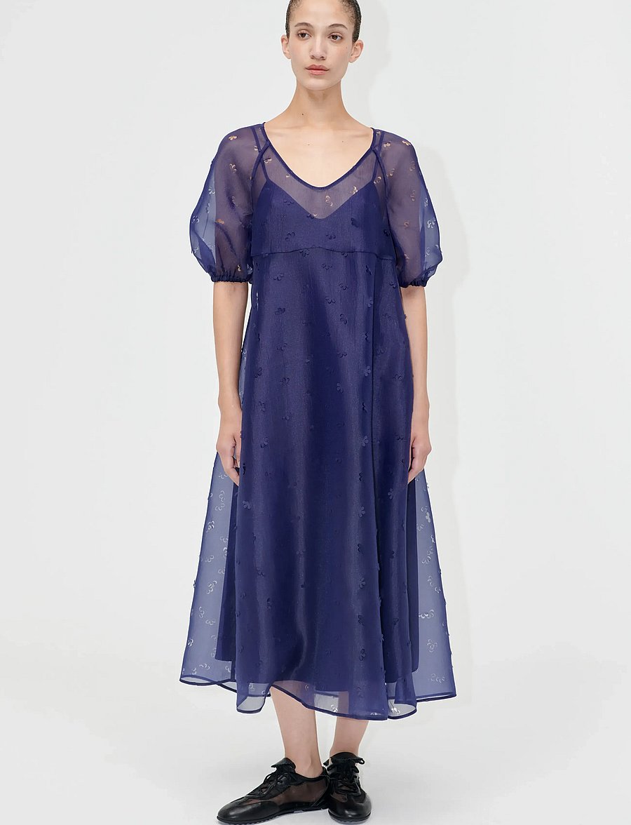 stine goya organza dress Stine Goya - Ivana Dress Jasmine Gold