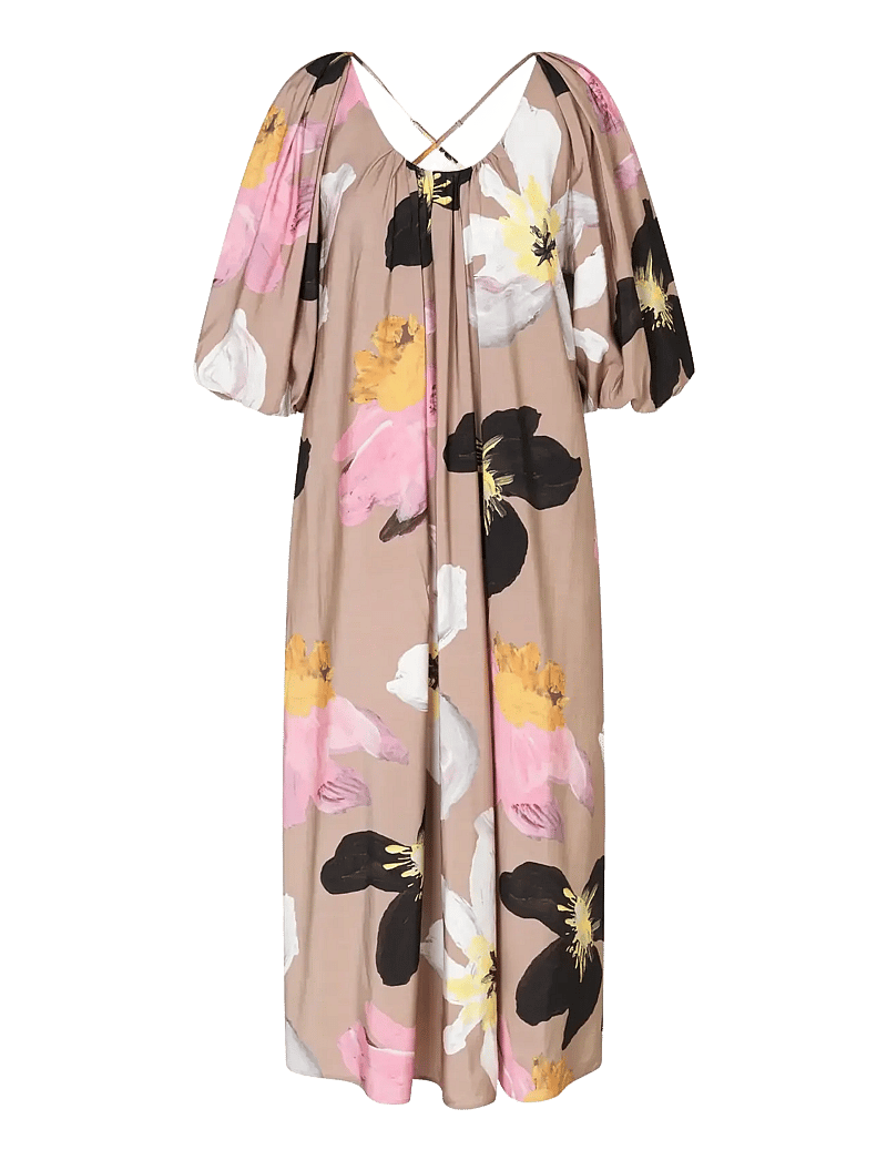 STINE GOYA - 2070 Light Fluid Ecovero, Voluminou - sukienki letnie - wild flowers - 1