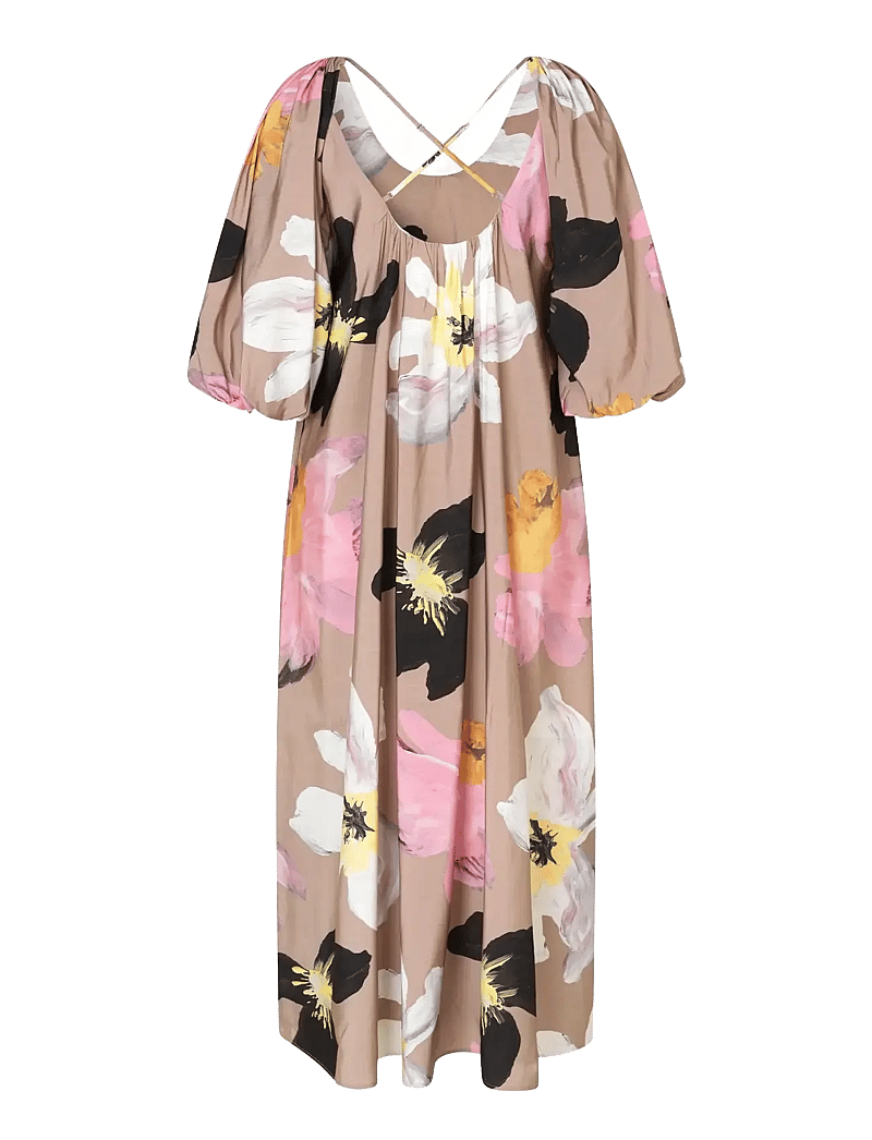 STINE GOYA - 2070 Light Fluid Ecovero, Voluminou - sukienki letnie - wild flowers - 2