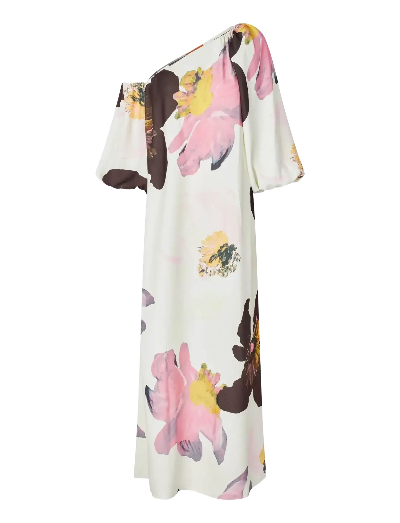 STINE GOYA 2395 Heavy Crepe, Structured Off-Sh - Kjoler - WILD FLOWERS / white