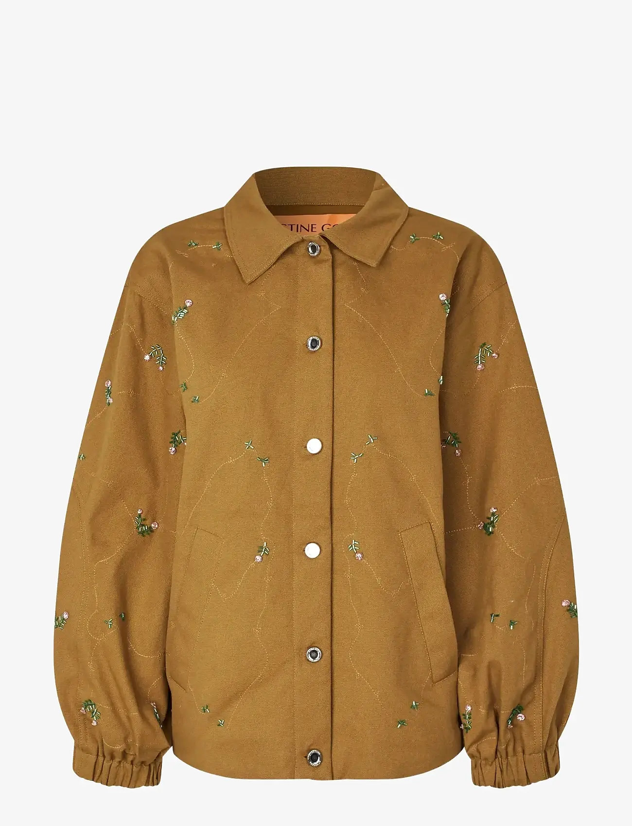 STINE GOYA - 2368 Beaded Embellished Canvas, Ove - sügisjakid - wild flower beads - 1