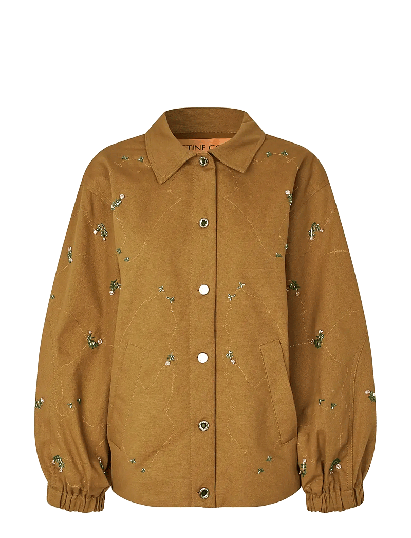 STINE GOYA - 2368 Beaded Embellished Canvas, Ove - sügisjakid - wild flower beads - 1