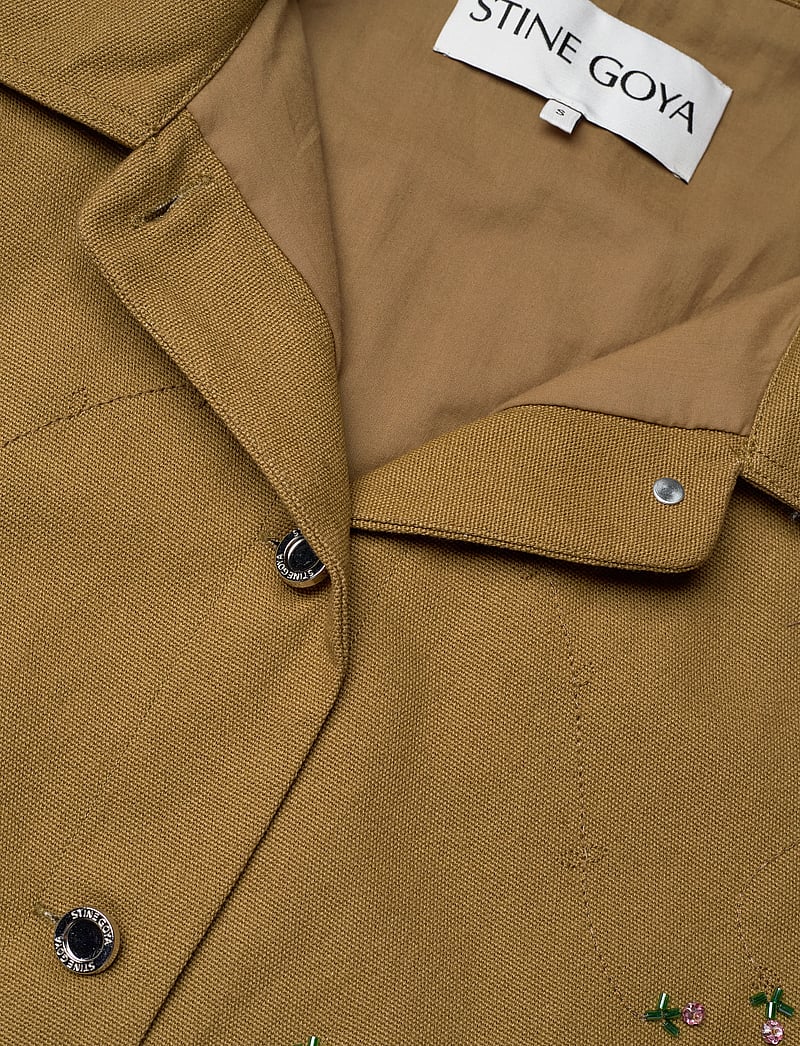 STINE GOYA - 2368 Beaded Embellished Canvas, Ove - sügisjakid - wild flower beads - 4