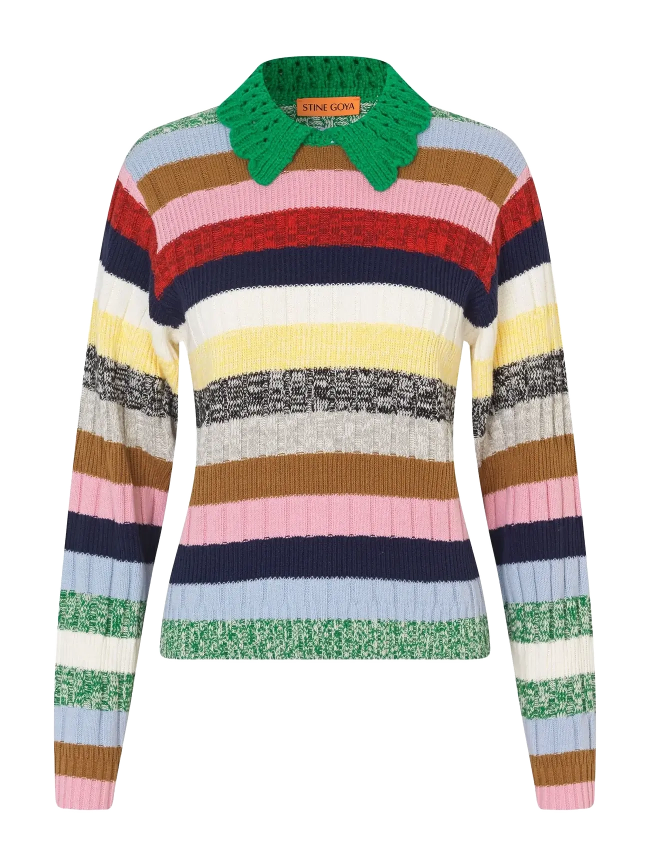 STINE GOYA - 2386 Cotton Mix / Crochet Cotton, M - stripes mix - 1