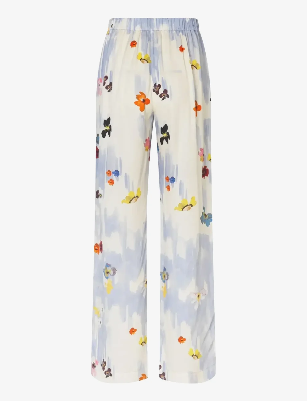 STINE GOYA - 2263 Dry Viscose, Elasticated Long - bukser med brede ben - skyfall flowers - 2