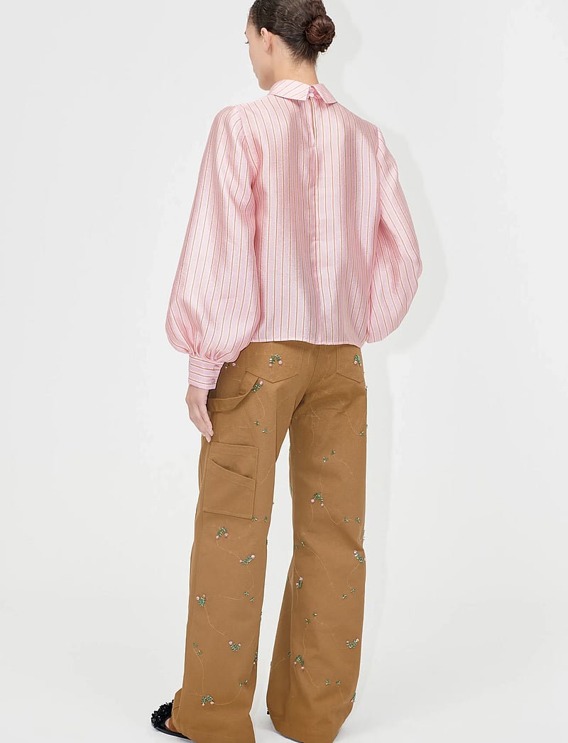 STINE GOYA - 2368 Beaded Embellished Canvas, Uti - raka jeans - wild flower beads - 3