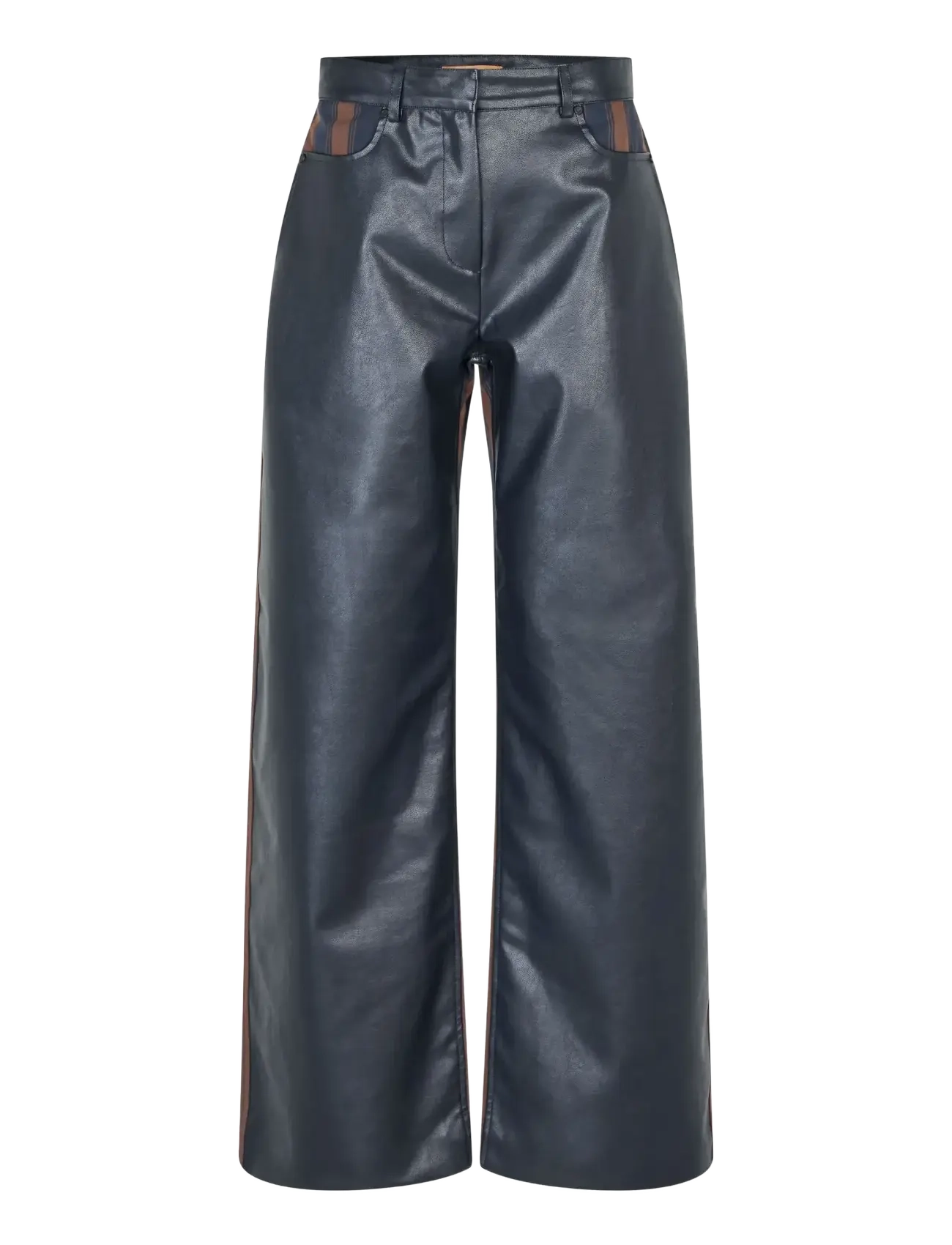 STINE GOYA 2387 Baumwolle Drill / Faux Leder, H Schwarz - XL - Damen