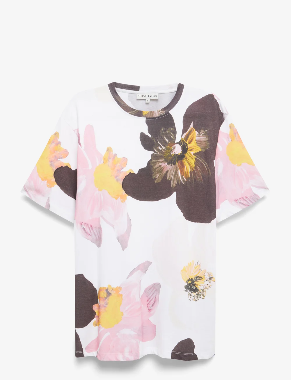 STINE GOYA - 2243 Light Jersey, Short Sleeve T-S - t-shirts - light wild flowers - 1
