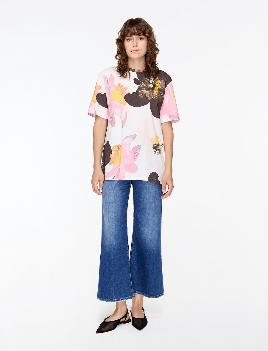 STINE GOYA - 2243 Light Jersey, Short Sleeve T-S - t-shirts - light wild flowers - 2