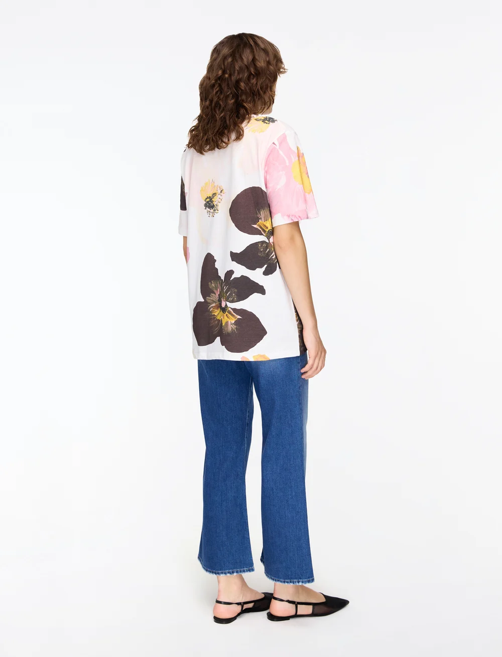 STINE GOYA - 2243 Light Jersey, Short Sleeve T-S - t-shirts - light wild flowers - 4