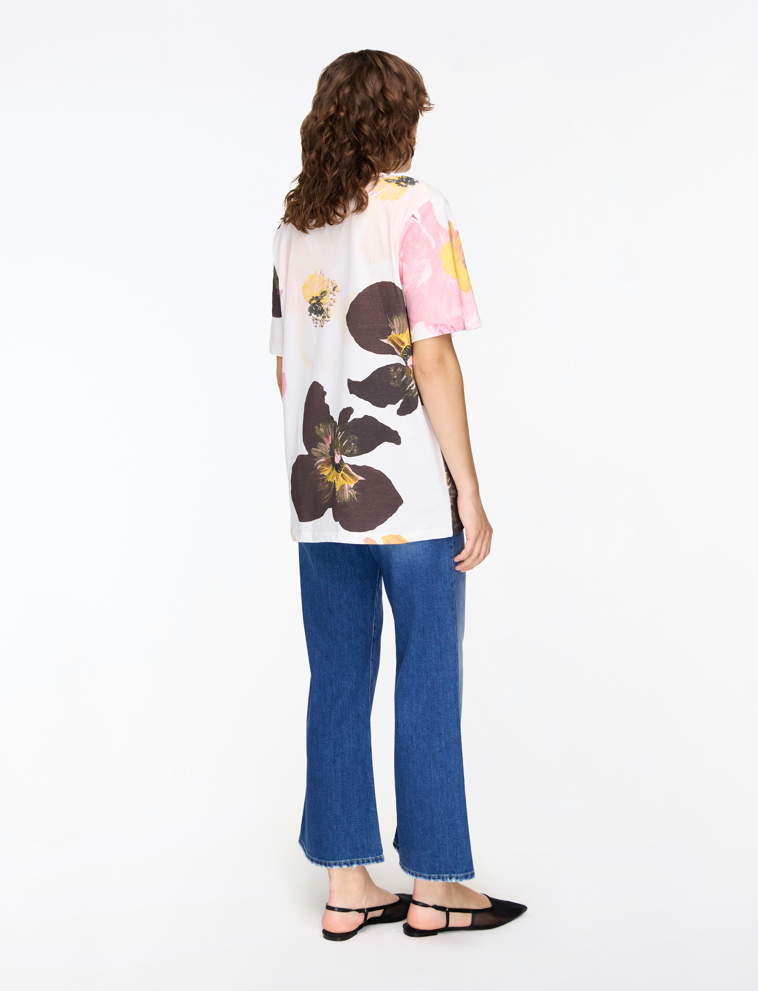 STINE GOYA - 2243 Light Jersey, Short Sleeve T-S - t-krekli - light wild flowers - 4