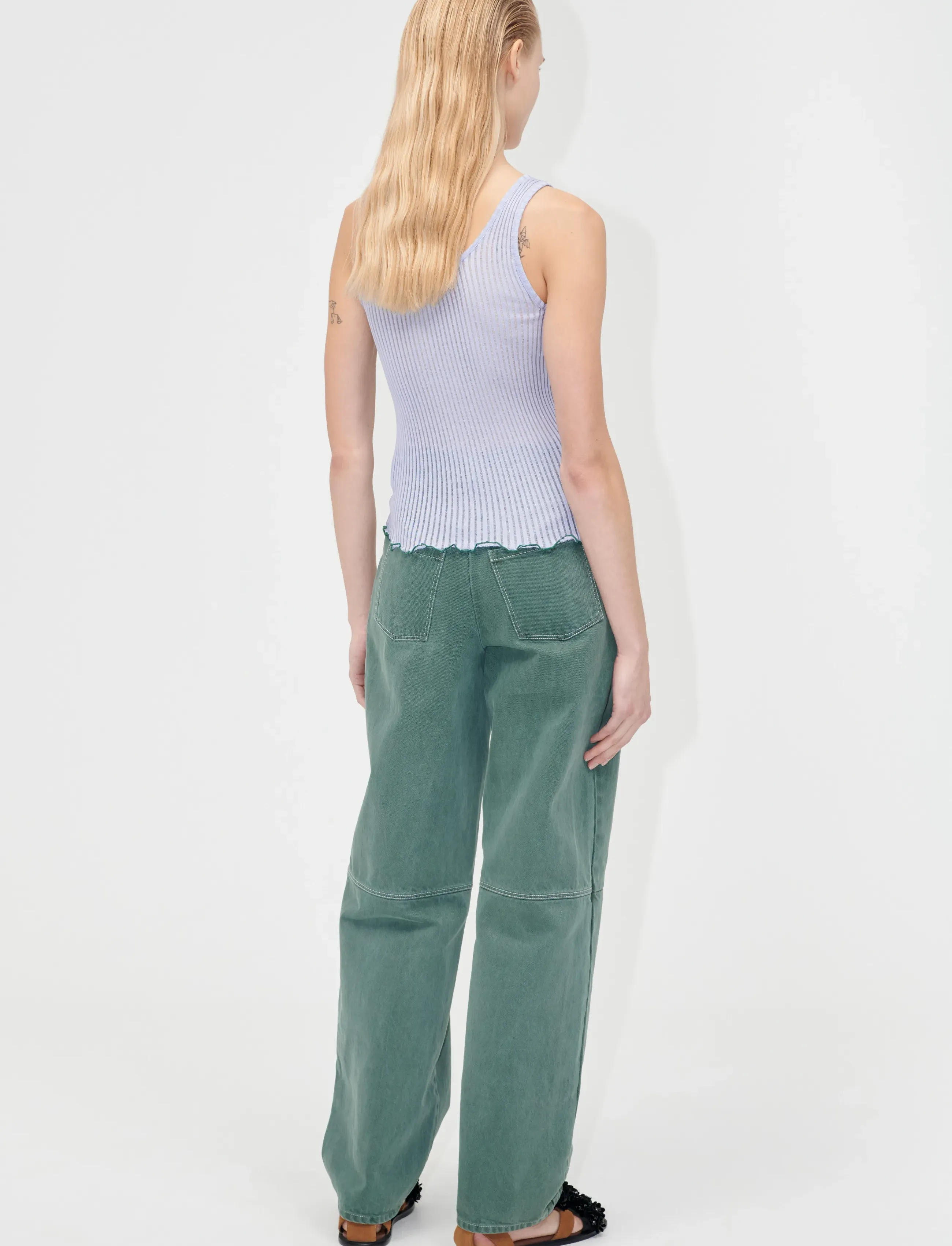 STINE GOYA - 2355 Lux Seamless, Scoopneck Tank T - easter egg - 3