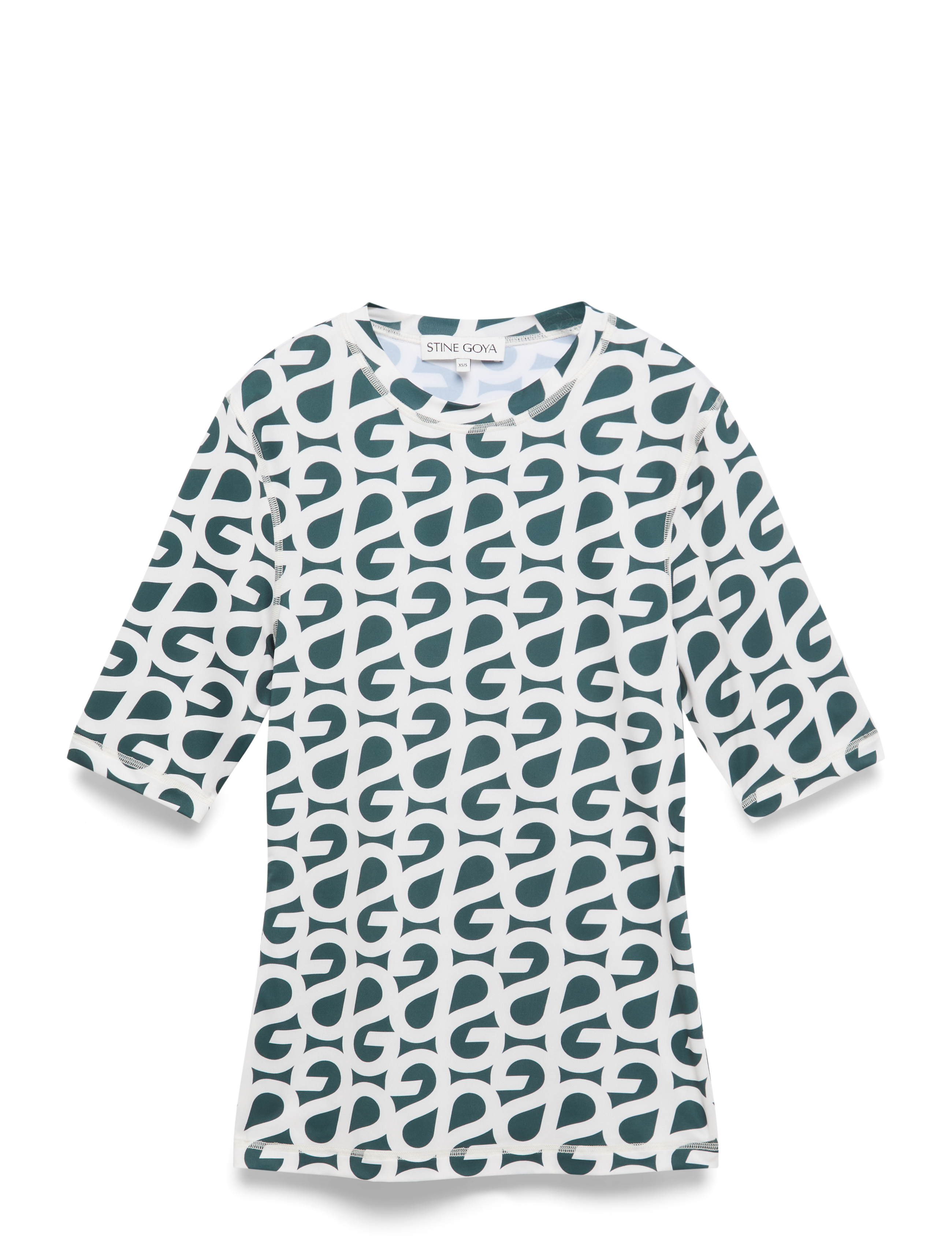 STINE GOYA 2244 Stocking Jersey, Elastic Short - STINE GOYA - FOREST GREEN LOGO / multi