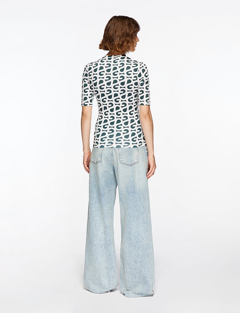 STINE GOYA - 2244 Stocking Jersey, Elastic Short - t-shirts - forest green logo - 5