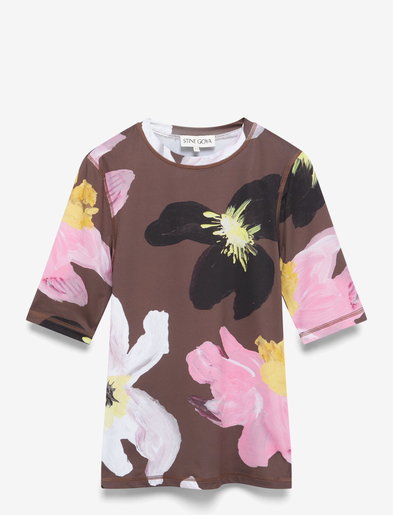 STINE GOYA - 2244 Stocking Jersey, Elastic Short - t-shirts - wild flowers - 1