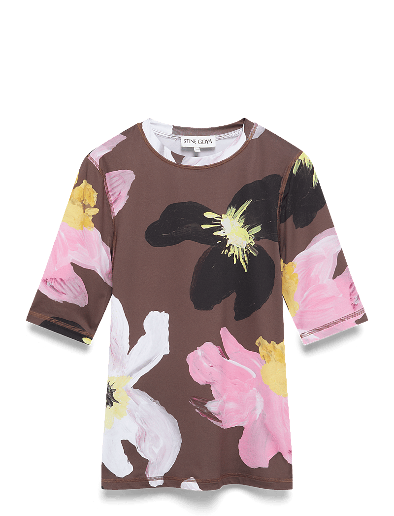 STINE GOYA - 2244 Stocking Jersey, Elastic Short - t-shirts - wild flowers - 1