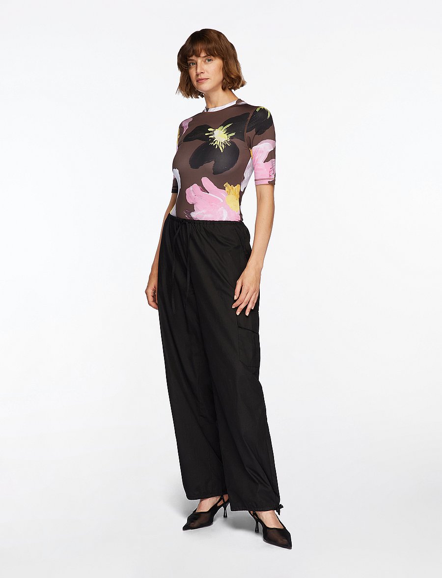 STINE GOYA - 2244 Stocking Jersey, Elastic Short - t-shirts - wild flowers - 3