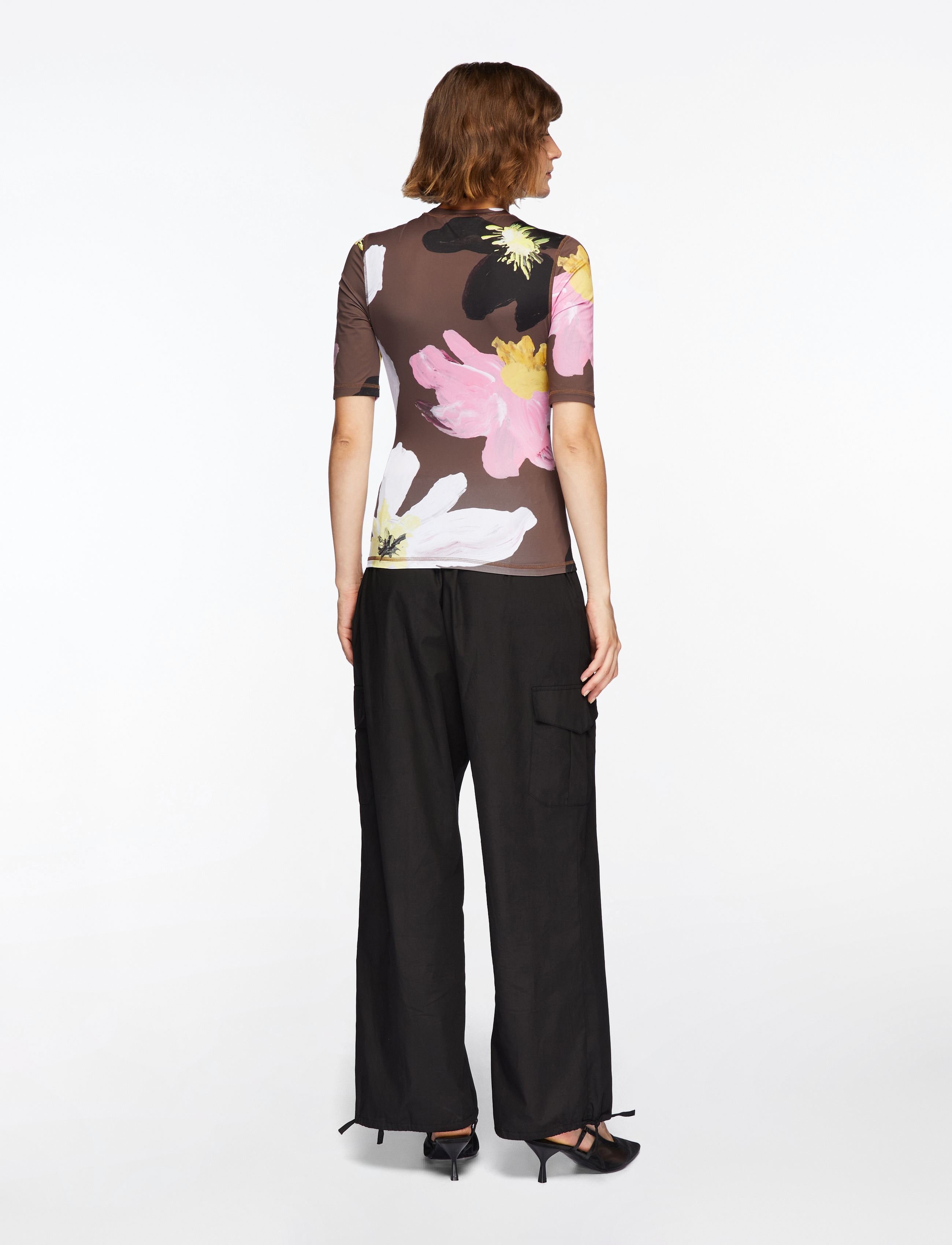 STINE GOYA - 2244 Stocking Jersey, Elastic Short - t-shirts - wild flowers - 4