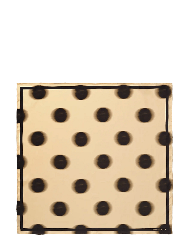 STINE GOYA - 2287 Silk Scarves, Small Scarf - szaliki - dots in motion - 1