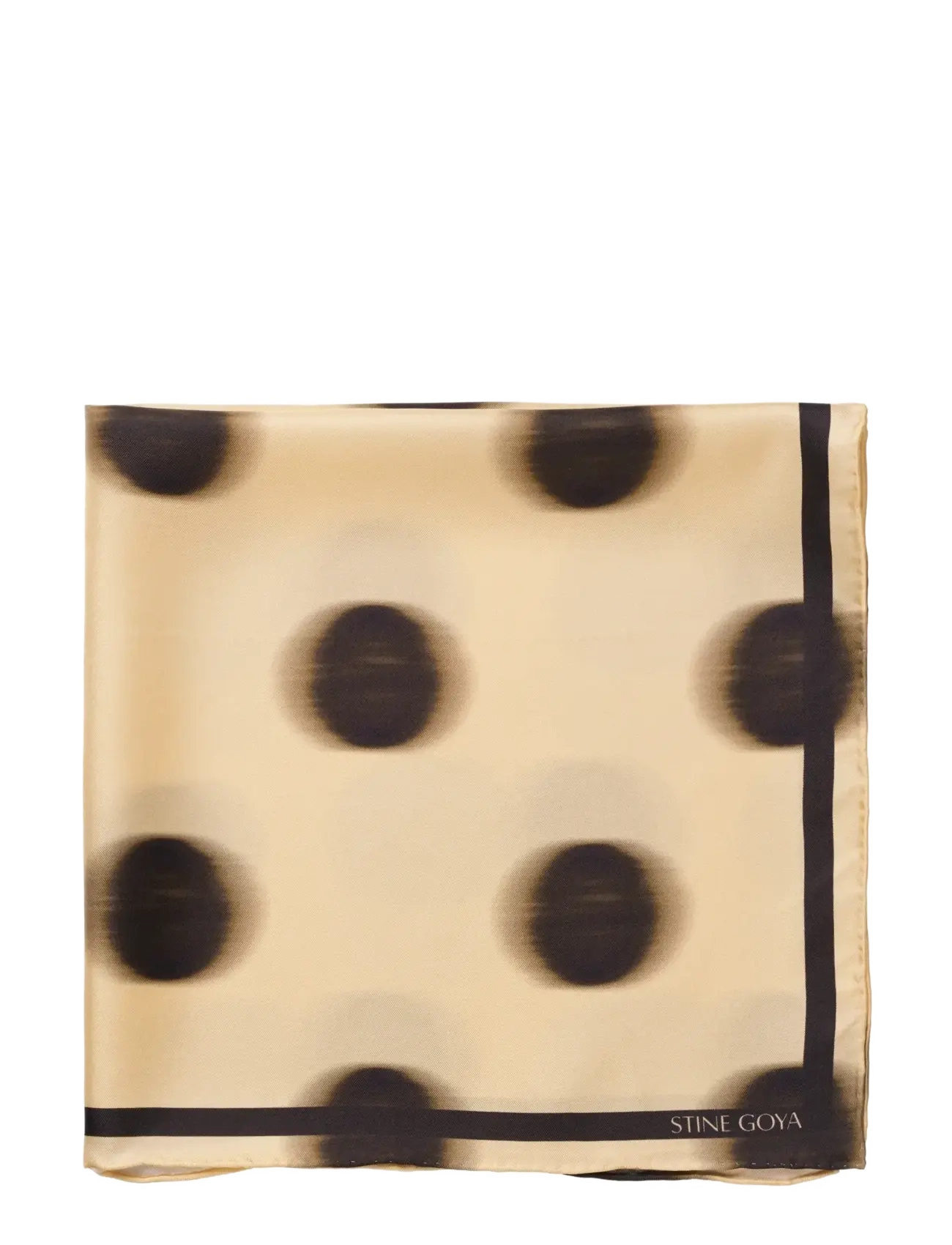 STINE GOYA - 2287 Silk Scarves, Small Scarf - tynde tørklæder - dots in motion - 2