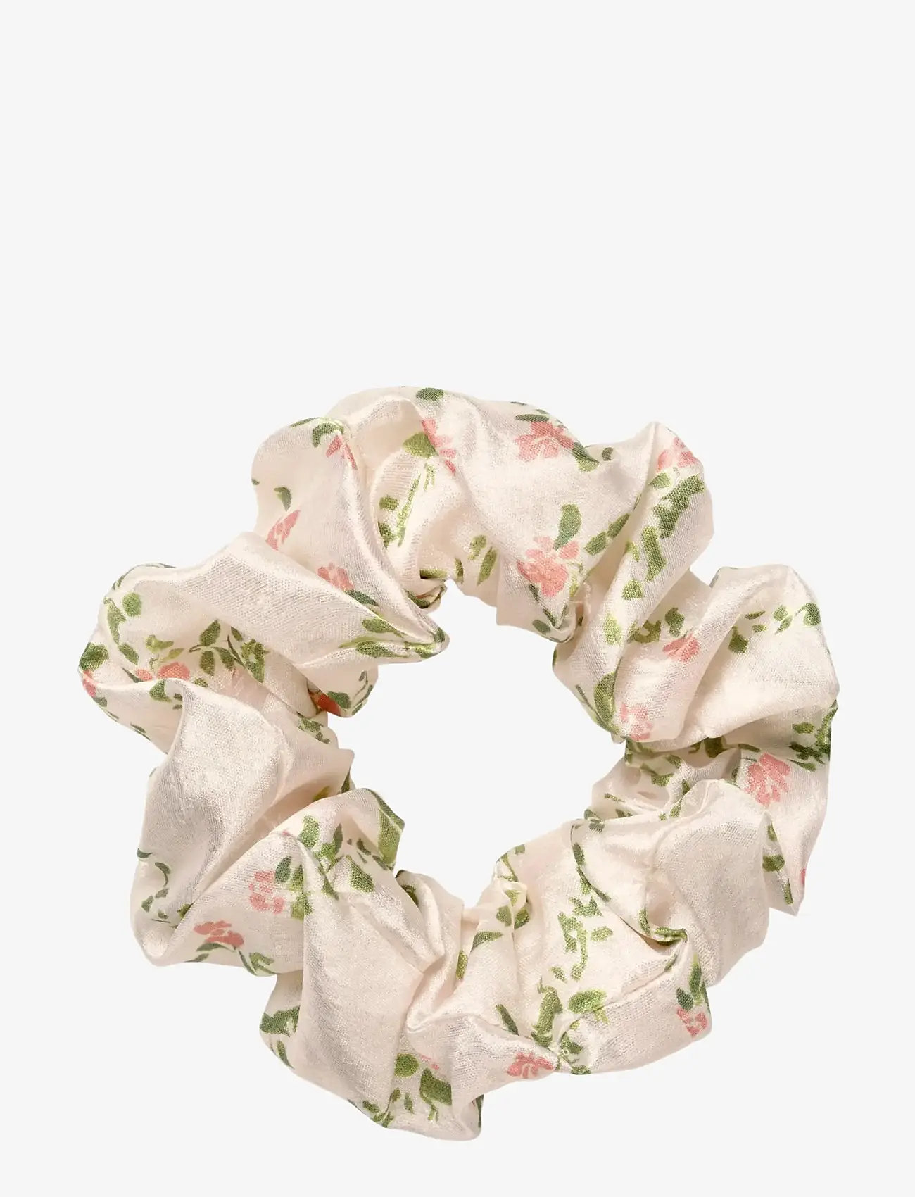 STINE GOYA - 2519 Flat Texture Viscose, Scrunchi - scrunchies - sakura check pink - 1