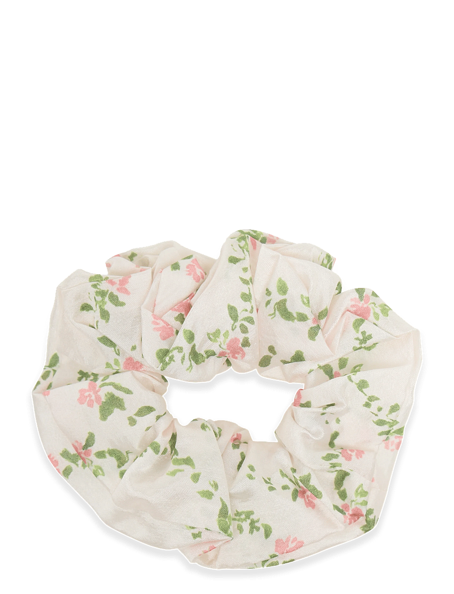 STINE GOYA - 2519 Flat Texture Viscose, Scrunchi - hårbånd og hårsnore - sakura check pink - 1