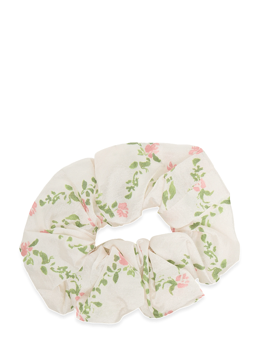 STINE GOYA - 2519 Flat Texture Viscose, Scrunchi - hårbånd og hårsnore - sakura check pink - 2