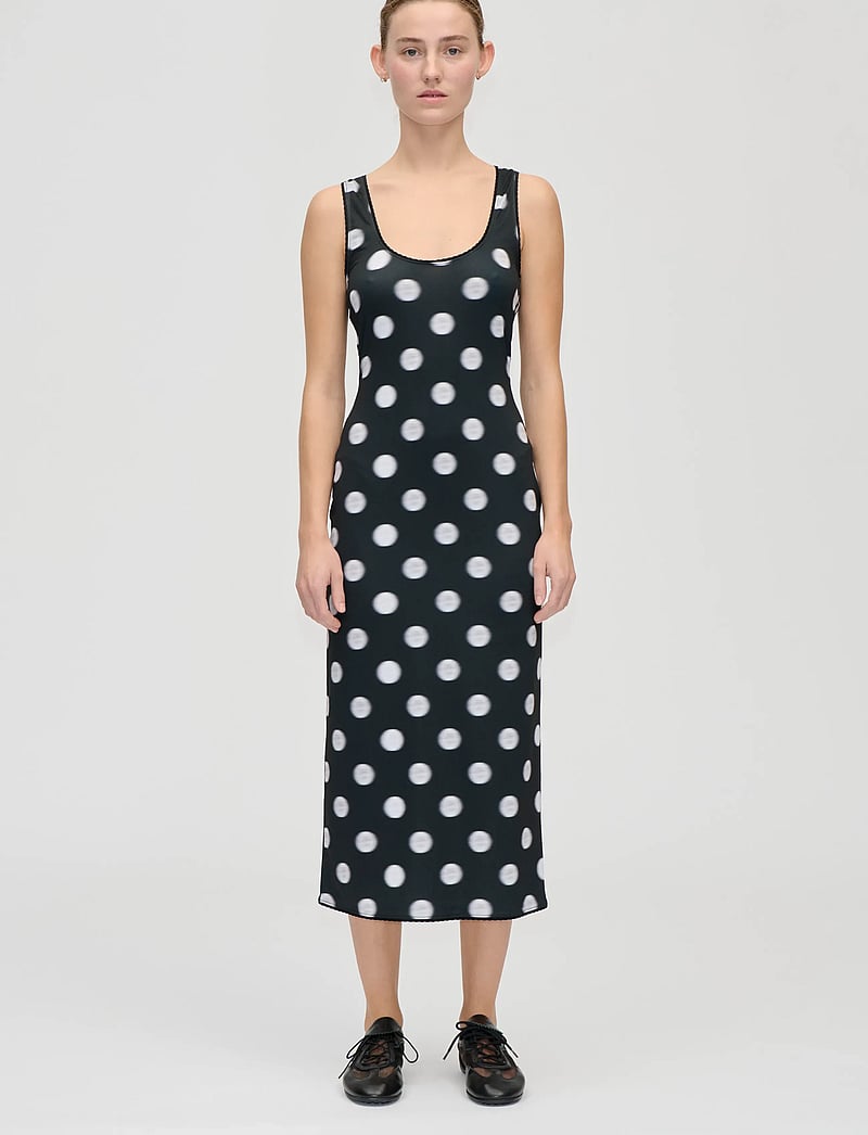 STINE GOYA - 2244 Stocking Jersey, Elastic Deep - Õhtukleidid - dots in motion - 0