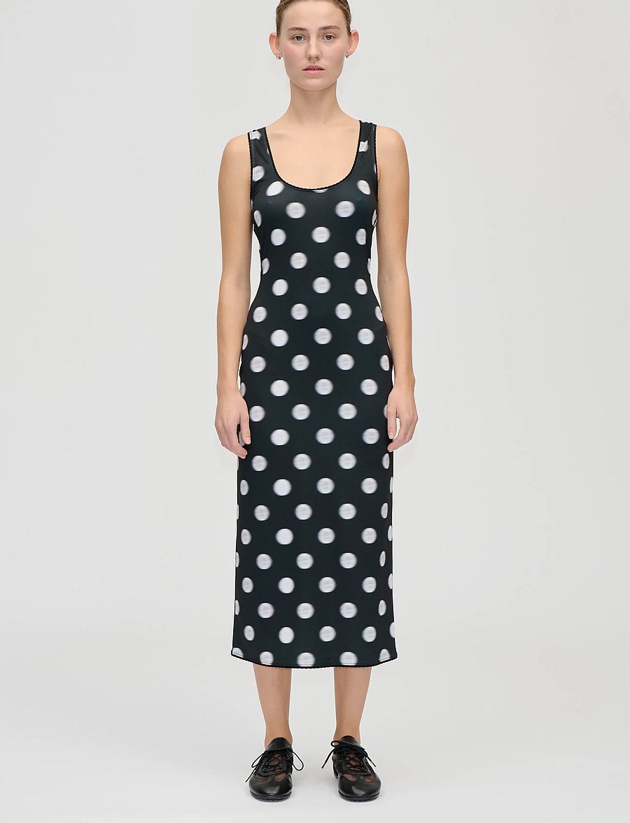 STINE GOYA - 2244 Stocking Jersey, Elastic Deep - Õhtukleidid - dots in motion - 0