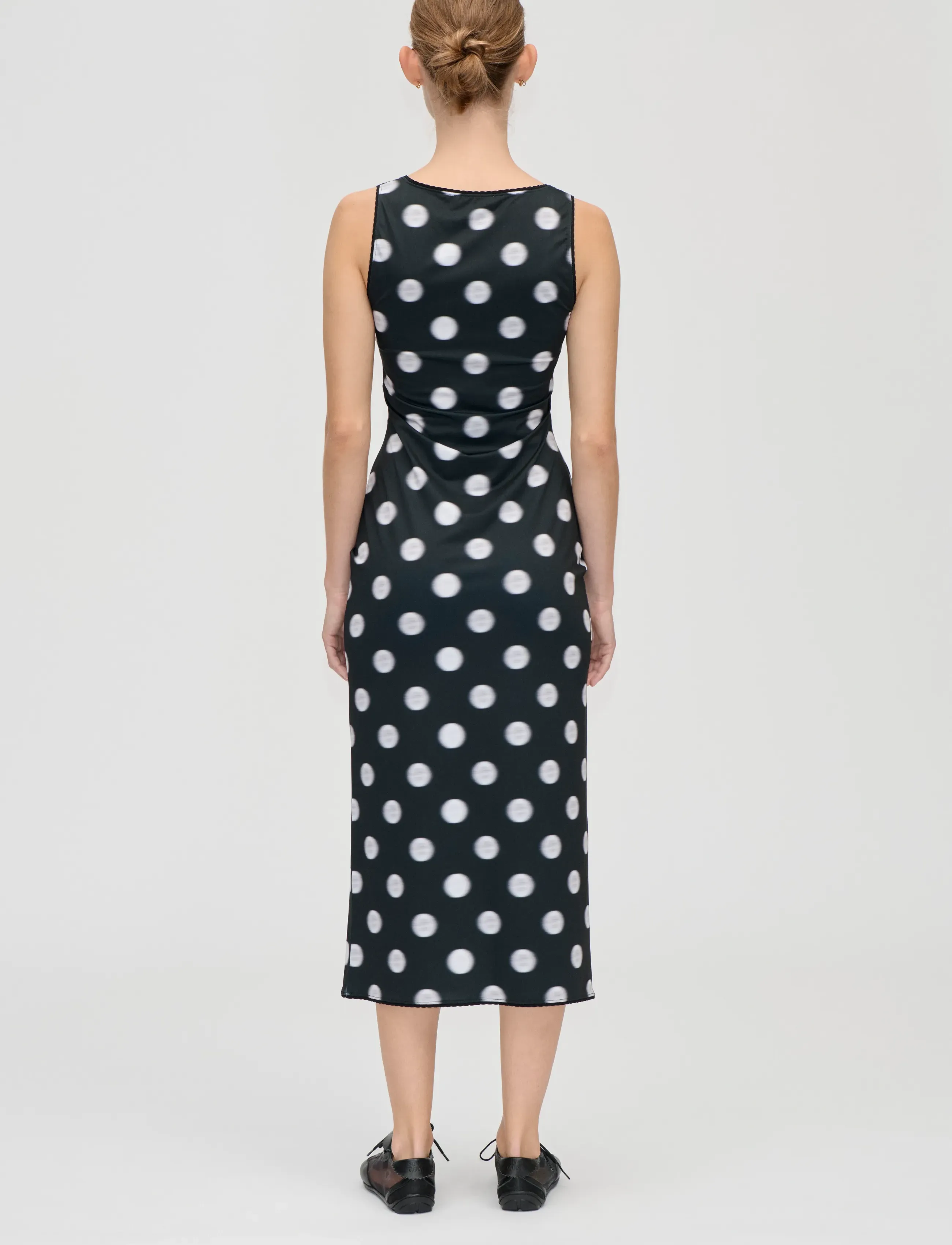 STINE GOYA - 2244 Stocking Jersey, Elastic Deep - Õhtukleidid - dots in motion - 3