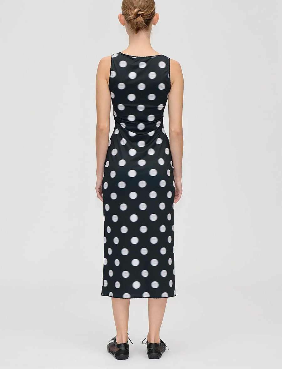 STINE GOYA - 2244 Stocking Jersey, Elastic Deep - Õhtukleidid - dots in motion - 3