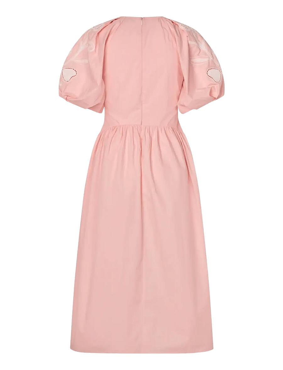 STINE GOYA - 2522 Midweight Cotton Broderie, Gat - robes de cocktail - ballerina broderie - 2
